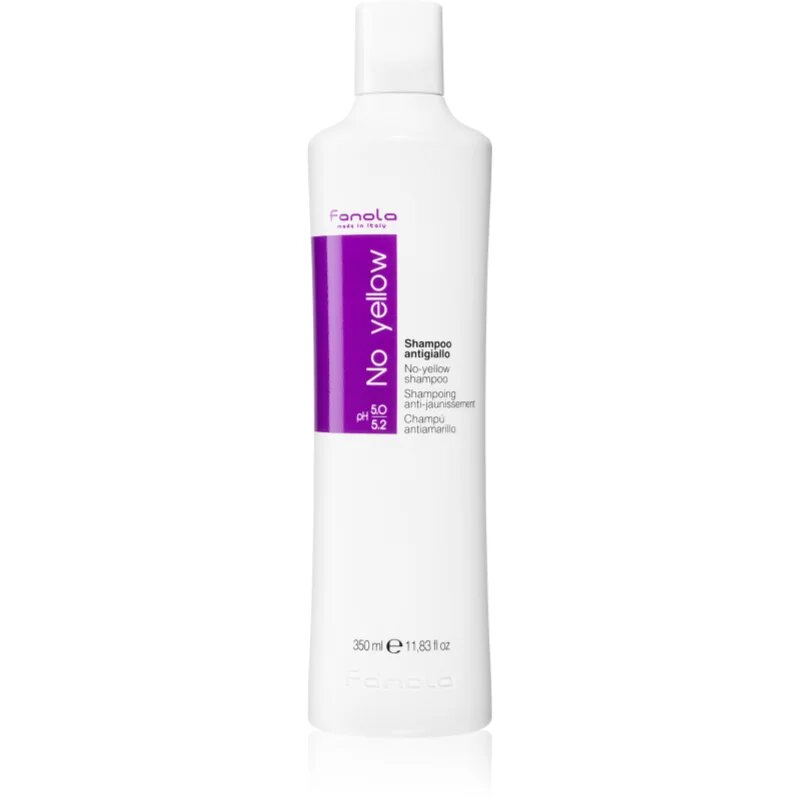 Fanola No Yellow Shampoo šampon za nevtralizacijo rumenih odtenkov 350 ml