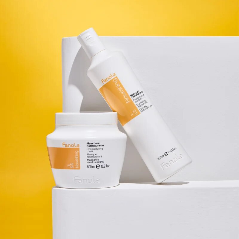 Fanola Nourishing Restructuring Mask hranilna maska za suhe in poškodovane lase 500 ml