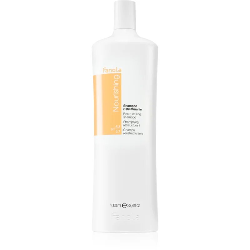 Fanola Nourishing Restructuring Shampoo hranilni šampon za suhe in poškodovane lase 1000 ml