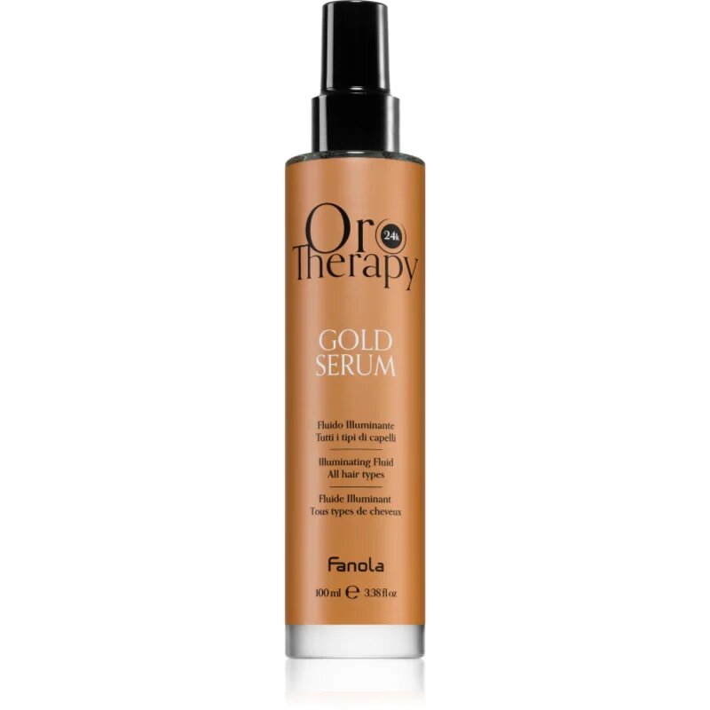 Fanola Oro Therapy Gold Serum serum za lase z 24-karatnim zlatom 100 ml