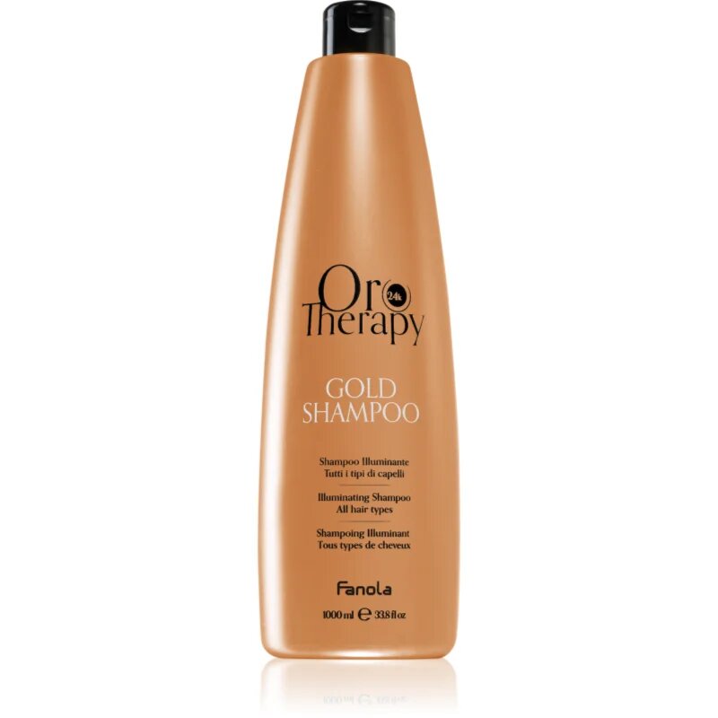 Fanola Oro Therapy Gold Shampoo vlažilni šampon z 24-karatnim zlatom 1000 ml