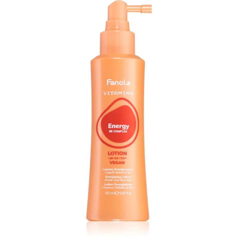 Fanola Vitamins Energizing Lotion poživitvena nega za fine in tanke lase 150 ml