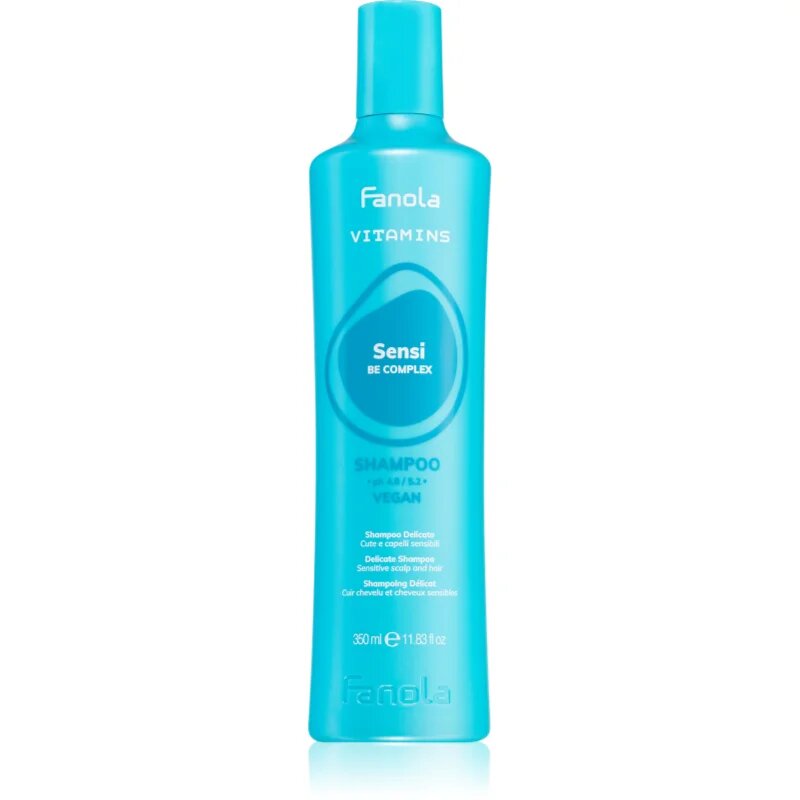 Fanola Vitamins Sensi Delicate Shampoo nežni čistilni šampon s pomirjajočim učinkom 350 ml