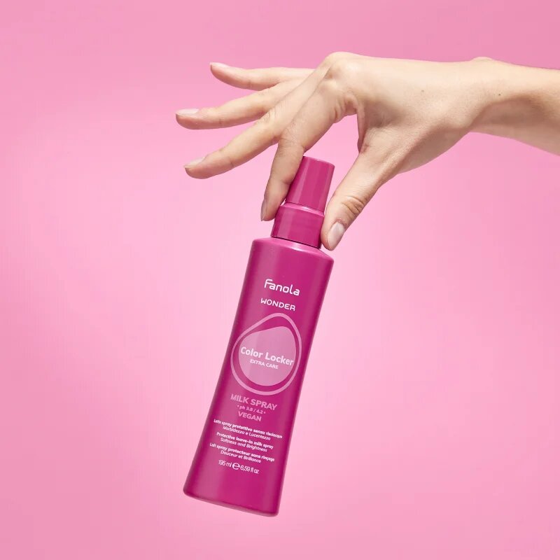 Fanola Wonder Color Locker Milk Spray zaščitni losjon v pršilu za barvane lase 195 ml