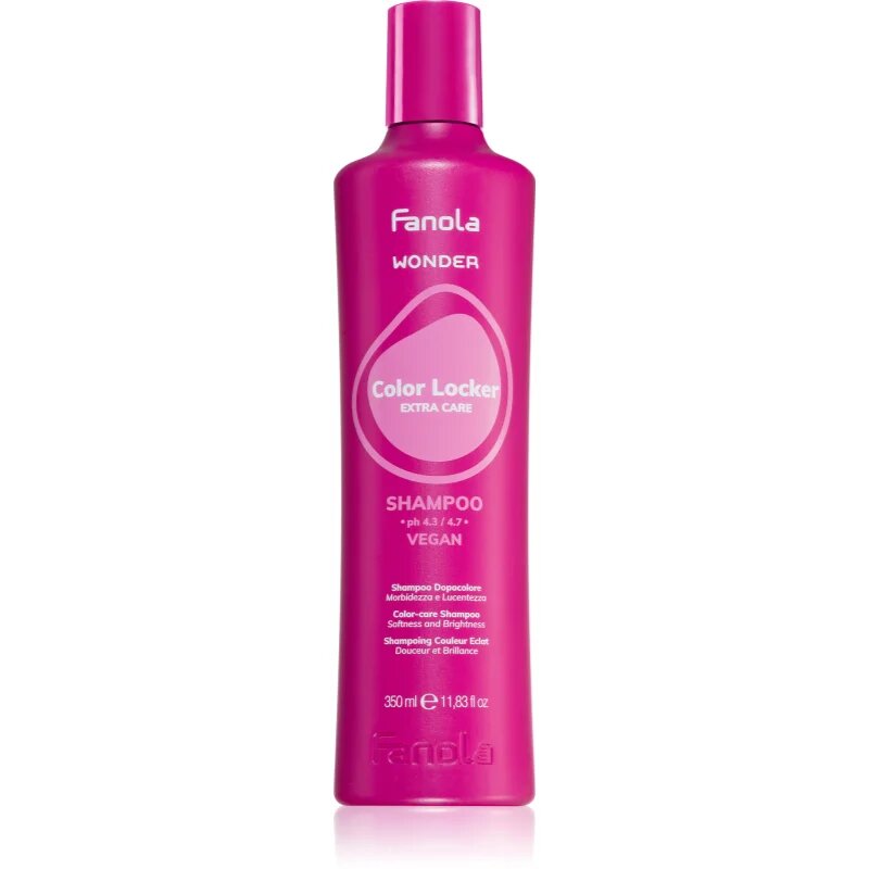 Fanola Wonder Color Locker Shampoo posvetlitveni in krepilni šampon za barvane lase 350 ml
