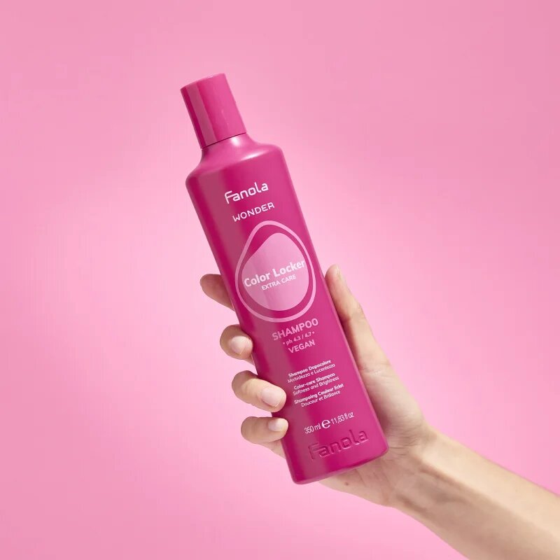 Fanola Wonder Color Locker Shampoo posvetlitveni in krepilni šampon za barvane lase 350 ml