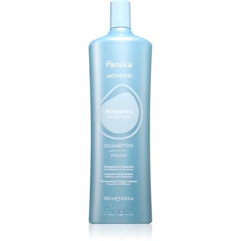Fanola Wonder Frequent Shampoo šampon za sijaj in mehkobo las 1000 ml