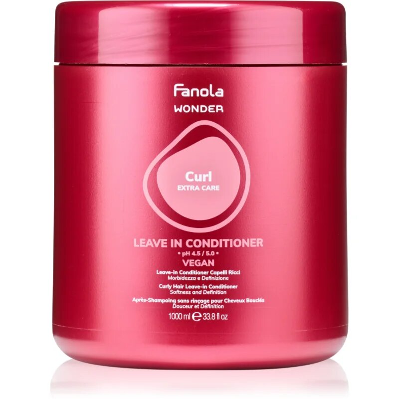 Fanola Wonder Leave-In Conditioner balzam brez spiranja za kodraste lase 1000 ml