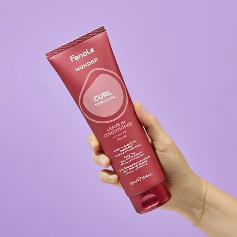 Fanola Wonder Leave-In Conditioner balzam brez spiranja za kodraste lase 1000 ml