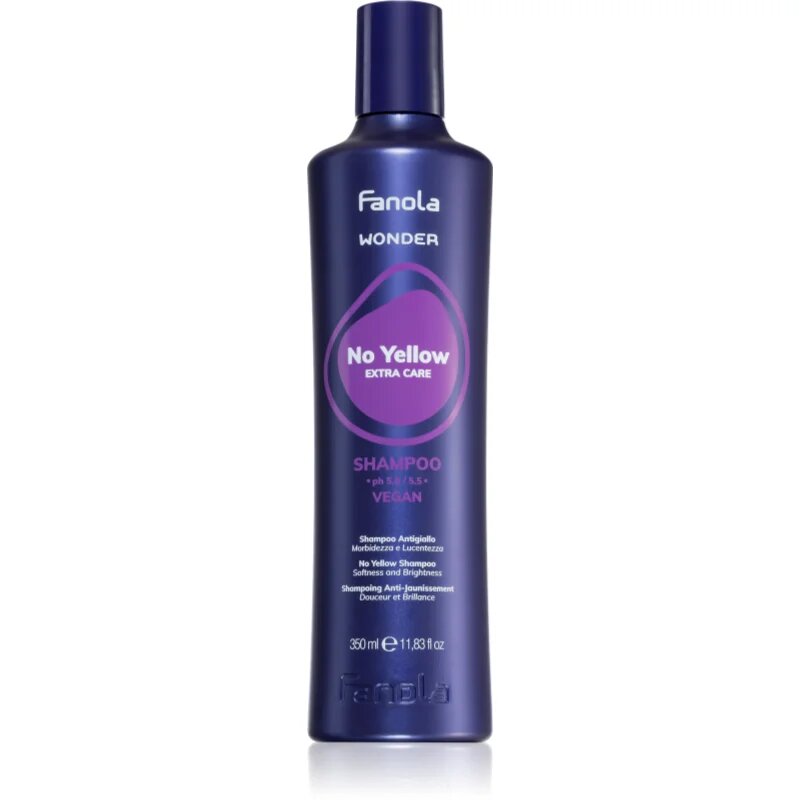 Fanola Wonder No Yellow Shampoo šampon za nevtralizacijo rumenih tonov 350 ml