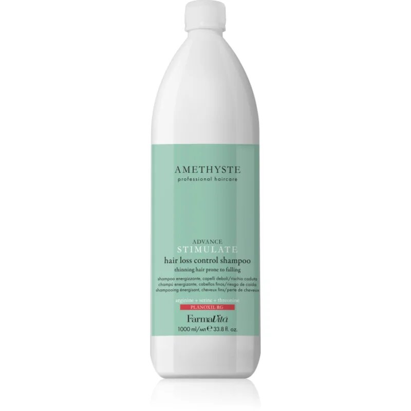FarmaVita Amethyste Advance Stimulate krepilni šampon za oslabljene lase ki so nagnjeni k izpadanju 1000 ml