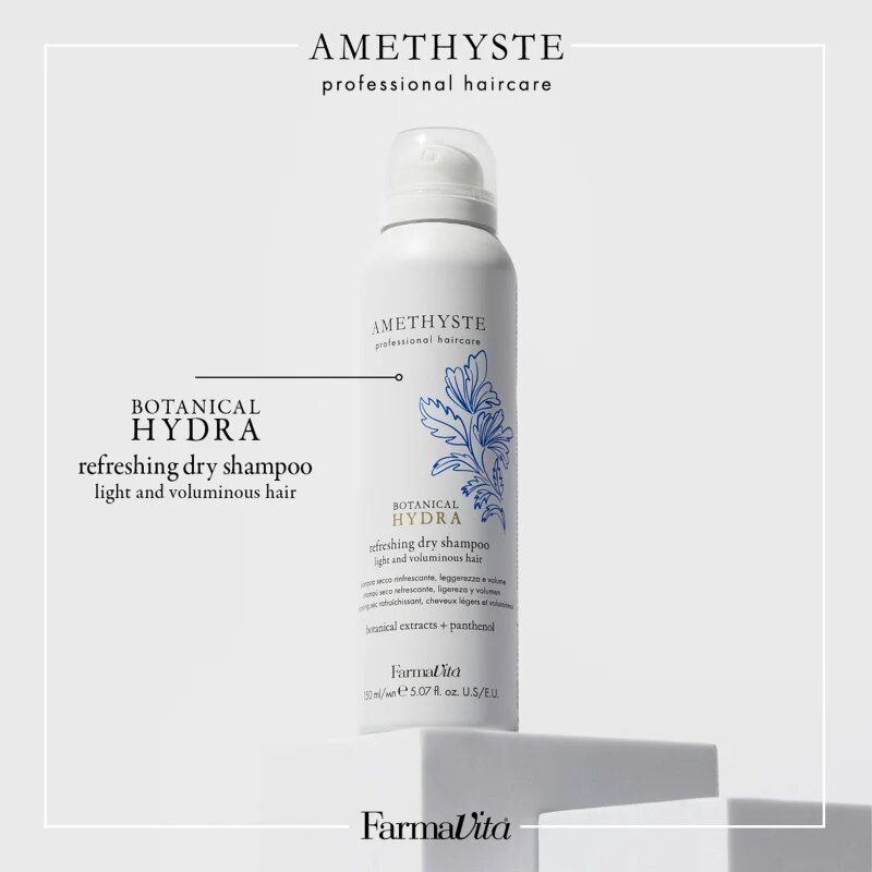FarmaVita Amethyste Botanical Hydra suhi šampon z vlažilnim učinkom z UV filtrom 150 ml