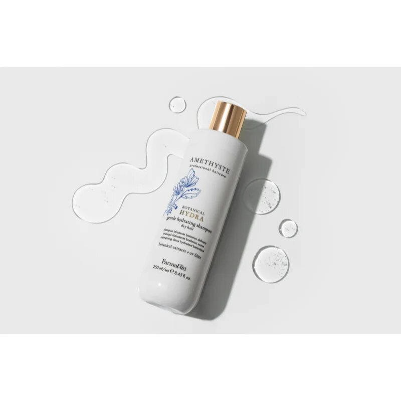 FarmaVita Amethyste Botanical Hydra vlažilni šampon za nežno umivanje z UV filtrom 250 ml