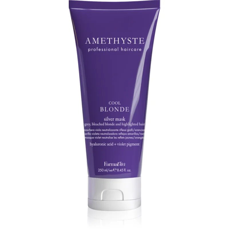 FarmaVita Amethyste Cool Blonde vlažilna maska za hladne blond odtenke 250 ml
