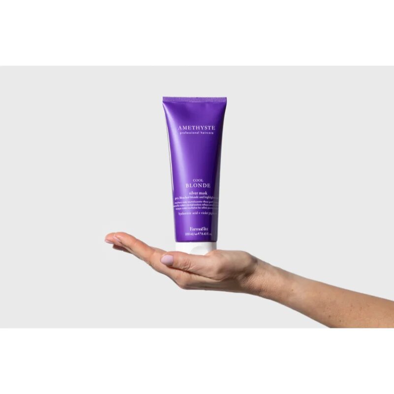 FarmaVita Amethyste Cool Blonde vlažilna maska za hladne blond odtenke 250 ml