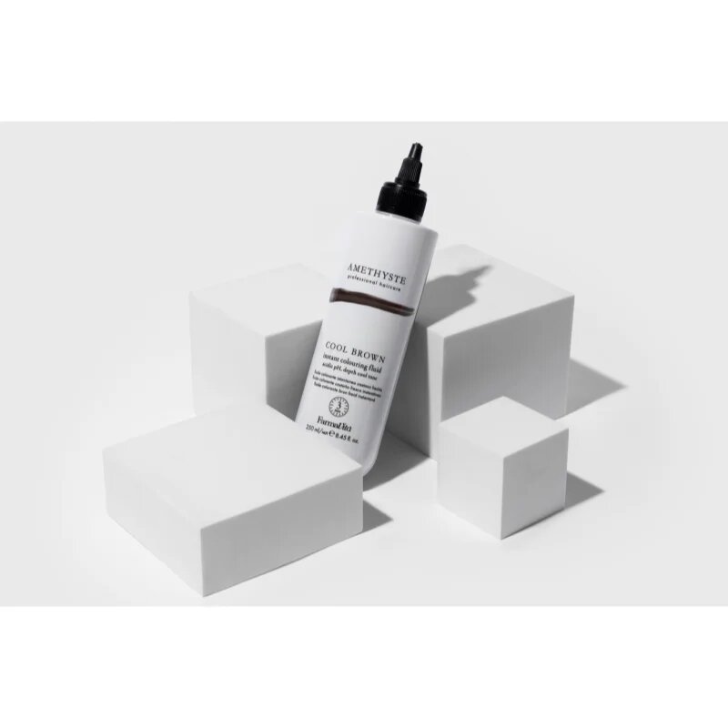 FarmaVita Amethyste Instant Colouring Fluid barvna maska pro studené odstíny hnědé odtenek Cool Brown 250 ml