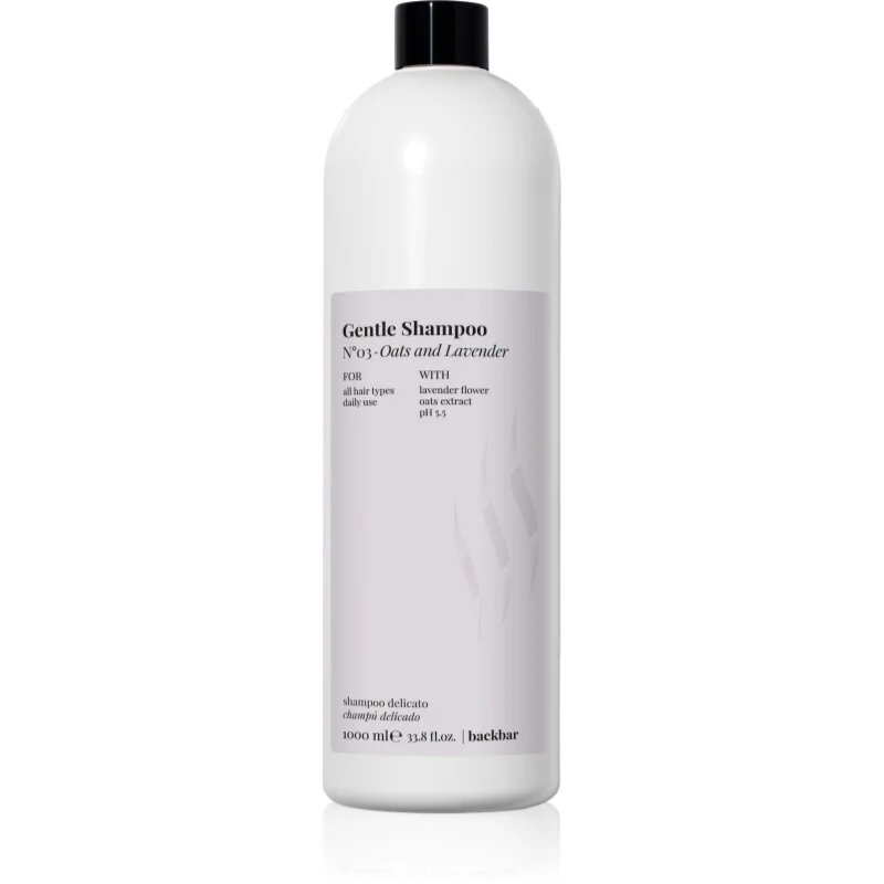 FarmaVita Backbar Gentle vlažilni šampon za nežno umivanje 1000 ml