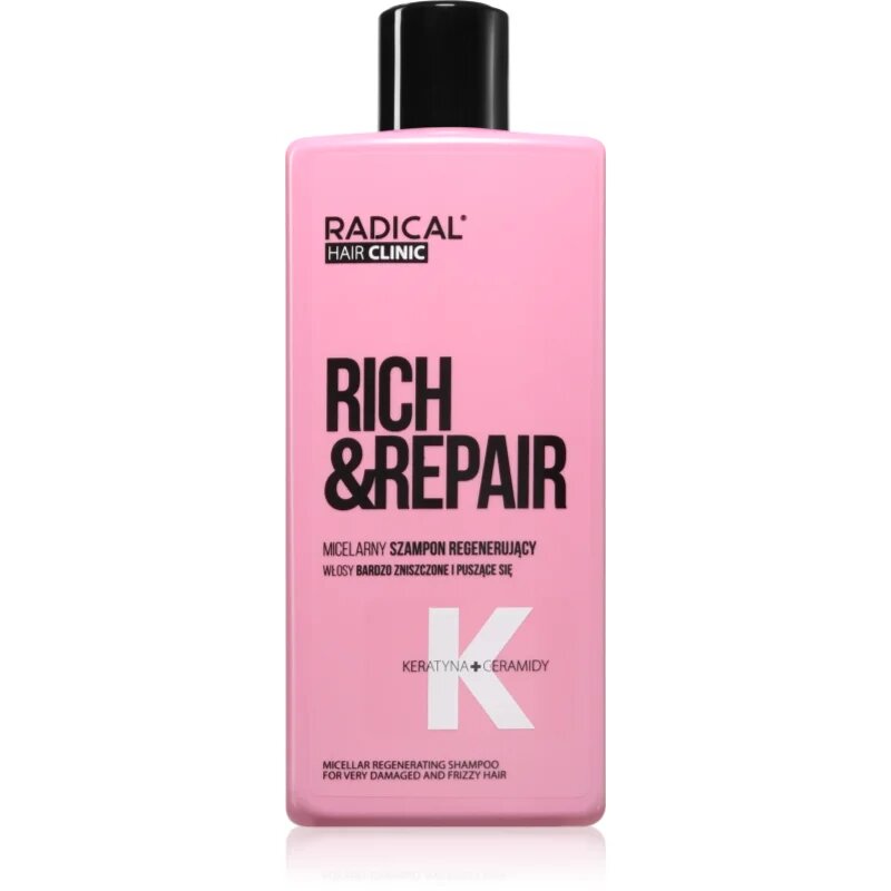 Farmona Hair Clinic Micellar Regenerating Shampoo micelarni šampon za poškodovane in krhke lase 300 ml