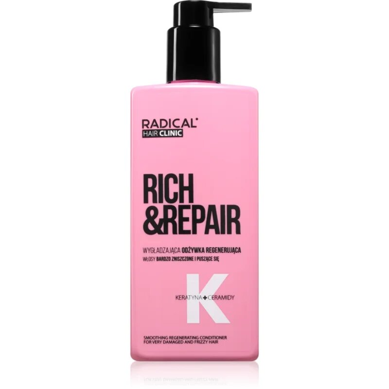 Farmona Hair Clinic Smoothing Regenerating Conditioner regeneracijski balzam za suhe in poškodovane lase 260 ml