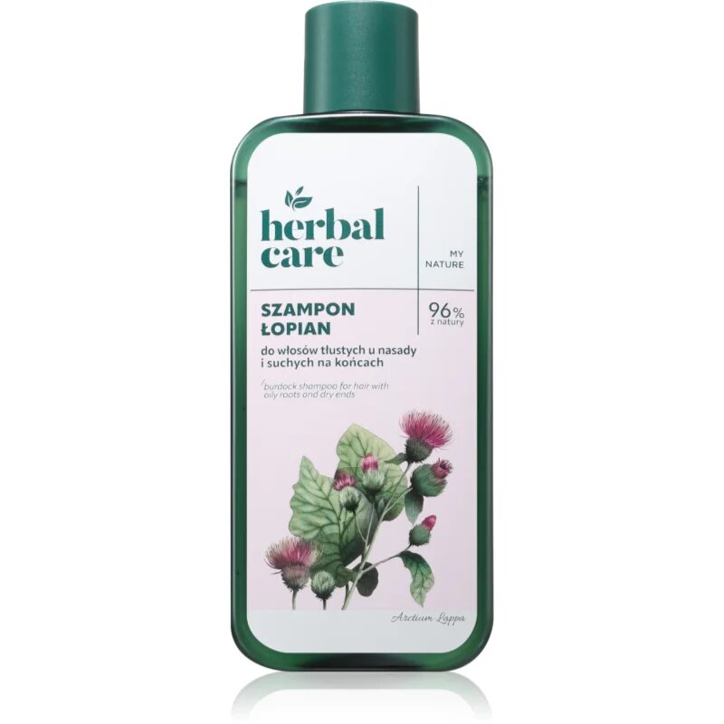 Farmona Herbal Care Burdock šampon za mastno lasišče in suhe konice 330 ml