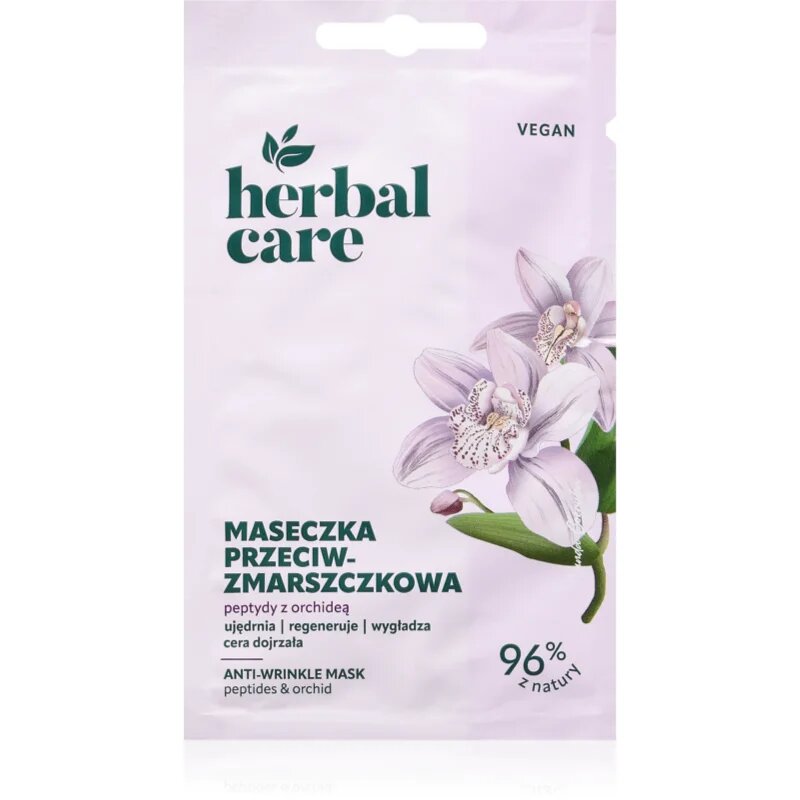 Farmona Herbal Care Peptides & Orchid maska za obraz proti gubam 1 kos