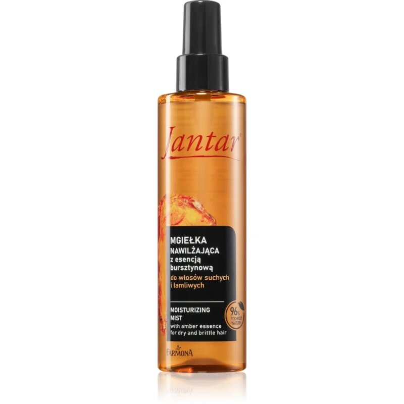 Farmona Jantar Amber Essence vlažilna meglica za suhe in poškodovane lase 200 ml