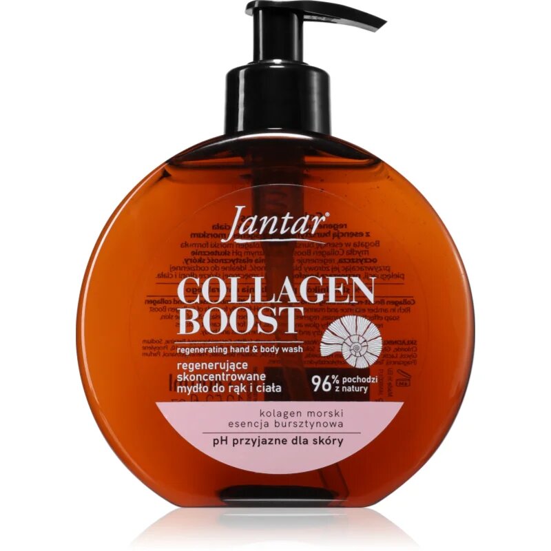 Farmona Jantar Collagen Boost gel za prhanje za roke in telo 400 ml