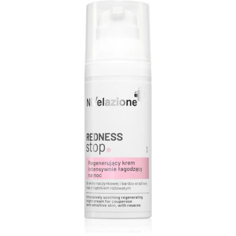 Farmona Nivelazione Redness Stop pomirjajoča nočna krema proti rdečici na obrazu 50 ml