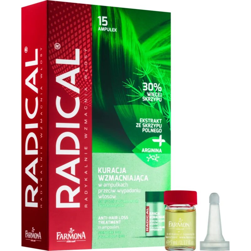 Farmona Radical Hair Loss nega proti izpadanju las za oslabljene lase 15x5 ml