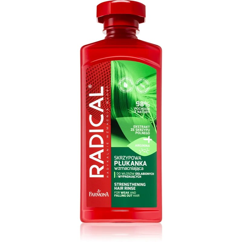 Farmona Radical Strengthening Hair Rinse krepilna nega za oslabljene lase ki so nagnjeni k izpadanju 400 ml