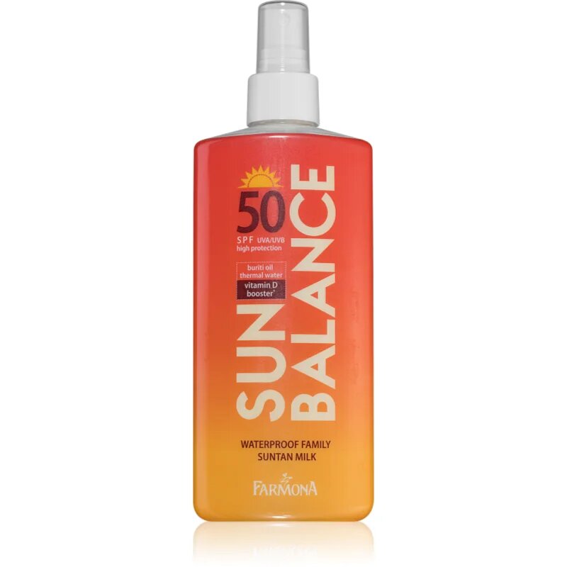 Farmona Sun Balance zaščitno mleko za sončenje za celo družino SPF 50 200 ml