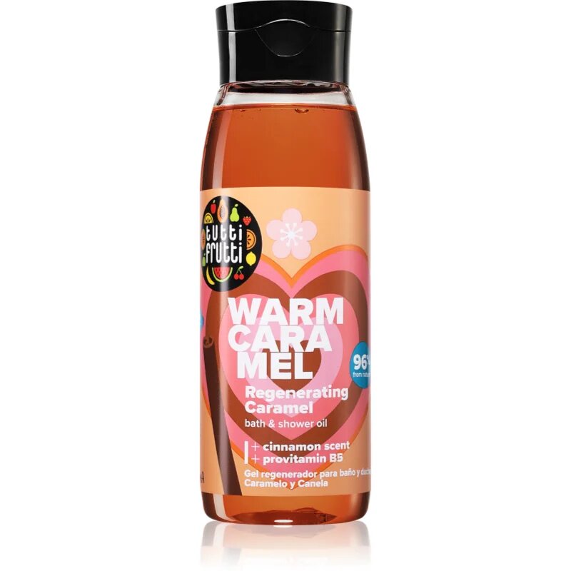 Farmona Tutti Frutti Caramel & Cinnamon regeneracijski gel za prhanje z oljem 400 ml