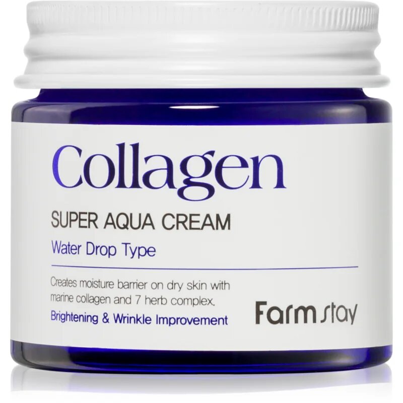 Farmstay Collagen Super Aqua vlažilna krema za obraz 80 ml