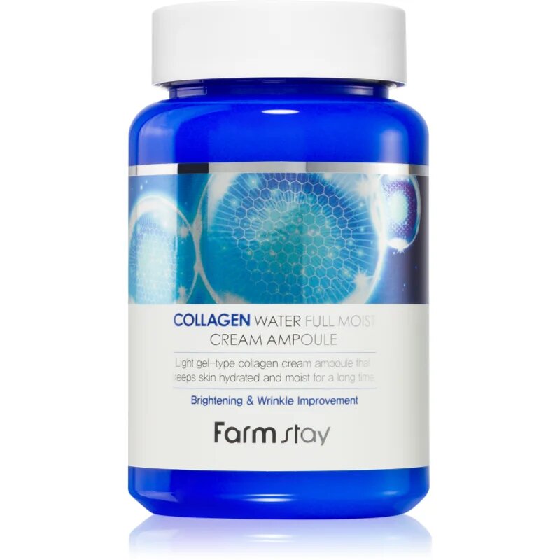 Farmstay Collagen Water Full Moist Cream Ampoule vlažilna krema v ampulah 250 ml