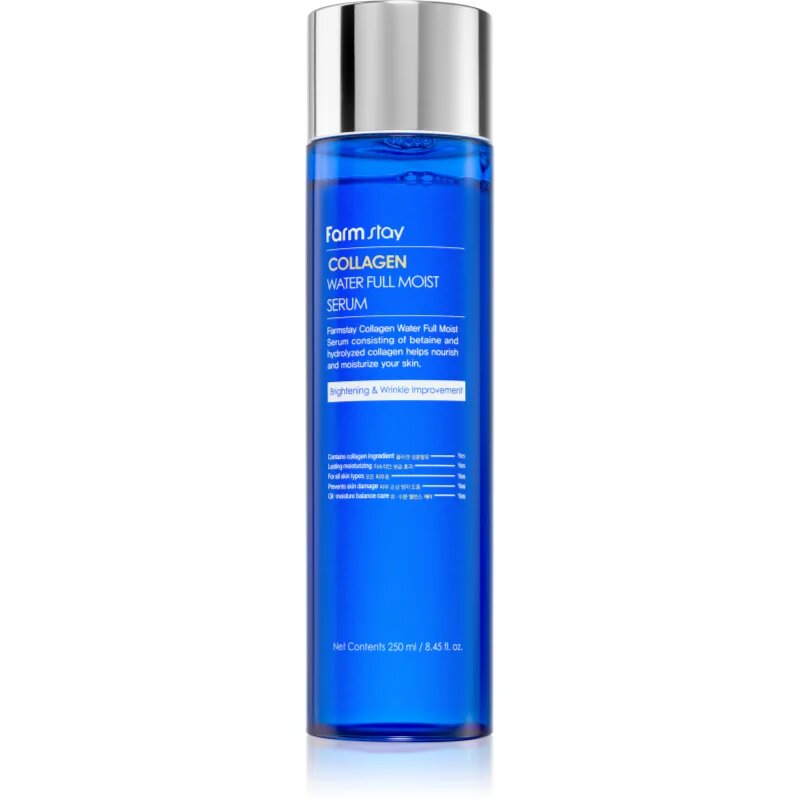 Farmstay Collagen Water Full Moist serum za obraz s kolagenom 250 ml