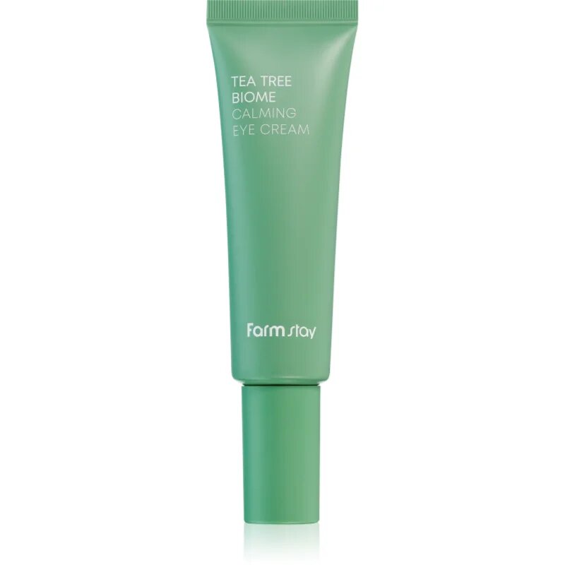 Farmstay Tea Tree Biome pomirjajoča krema za predel okoli oči z izvlečkom čajevca 50 ml