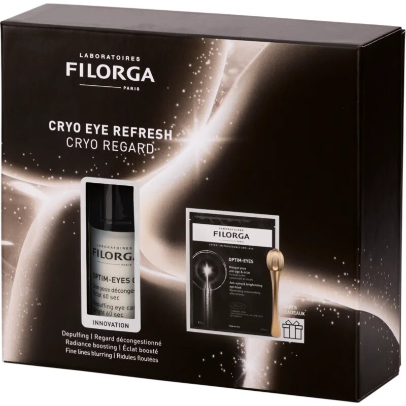 FILORGA COFFRET OPTIM-EYES Gift set božični darilni set za predel okoli oči 1 kos
