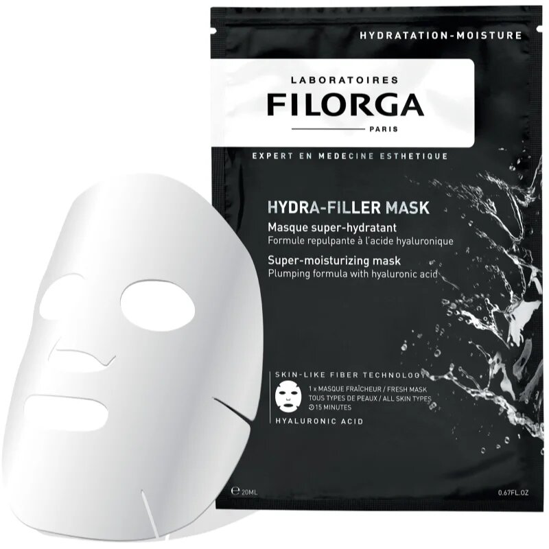 FILORGA HYDRA-FILLER MASK vlažilna maska za obraz z gladilnim učinkom 1 kos