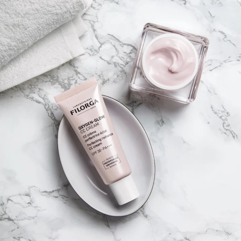 FILORGA OXYGEN-GLOW CC CREAM CC krema za posvetlitev in zgladitev kože SPF 30 40 ml