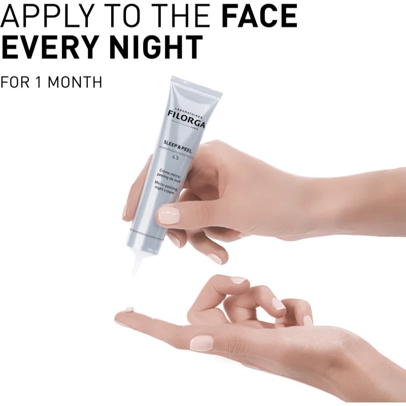 FILORGA SLEEP & PEEL 4.5 obnovitvena nočna krema z AHA 40 ml