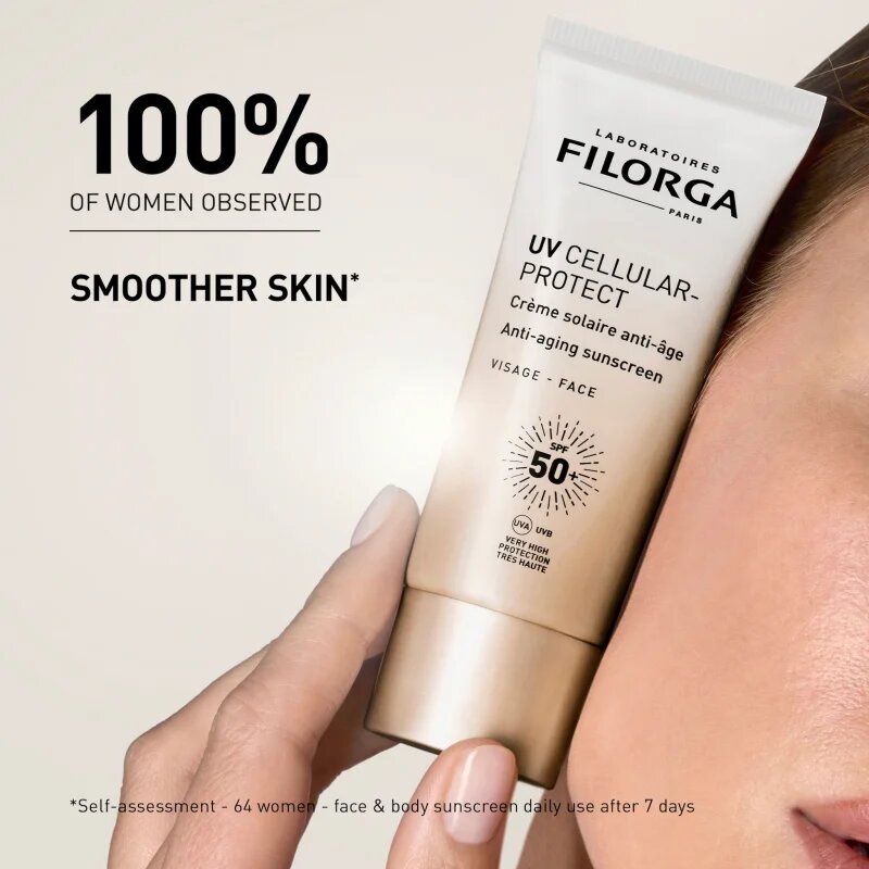 FILORGA UV CELLULAR-PROTECT FACE krema za sončenje za obraz proti gubam SPF 50+ 40 ml