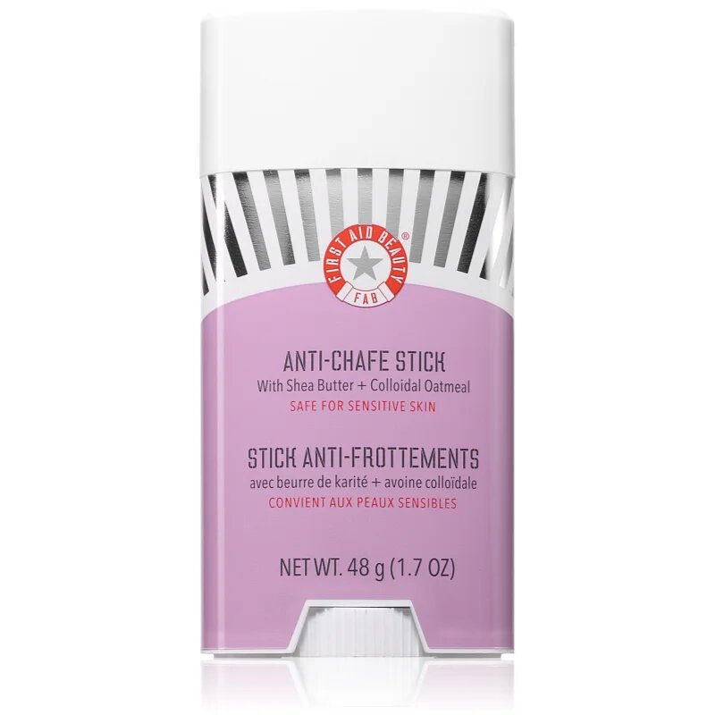 First Aid Beauty Anti-Chafe Stick pomirjajoči balzam proti srbenju in trenju v predelu dimelj 48 g