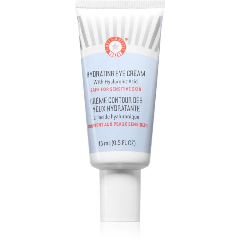 First Aid Beauty Hydrating Eye Cream vlažilna krema za predel okoli oči s hialuronsko kislino 15 ml