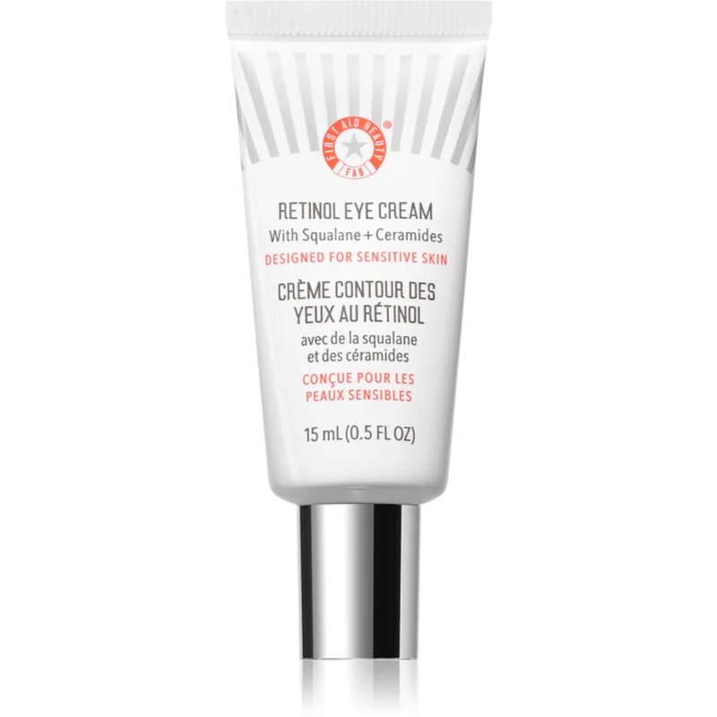 First Aid Beauty Retinol Eye Cream vlažilna krema za predel okoli oči z retinolom 15 ml