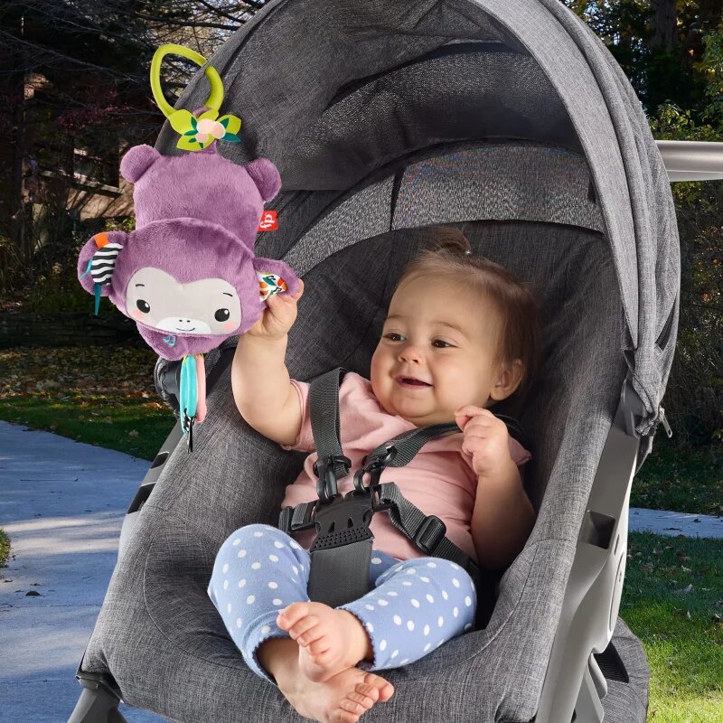 Fisher-Price Hanging Monkey With Music kontrastna viseča igrača 1 kos