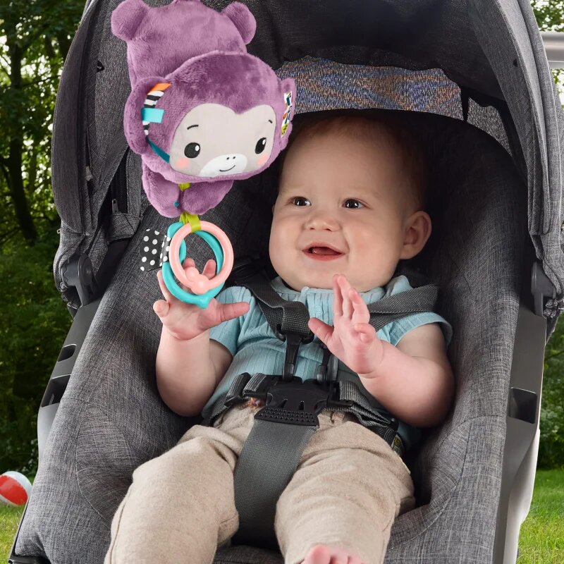 Fisher-Price Hanging Monkey With Music kontrastna viseča igrača 1 kos