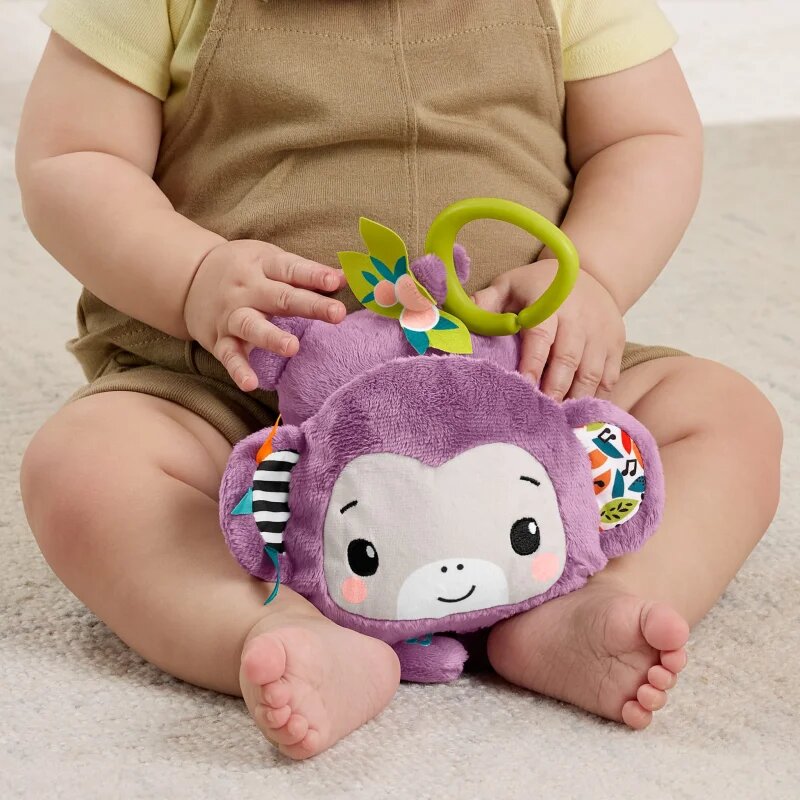 Fisher-Price Hanging Monkey With Music kontrastna viseča igrača 1 kos