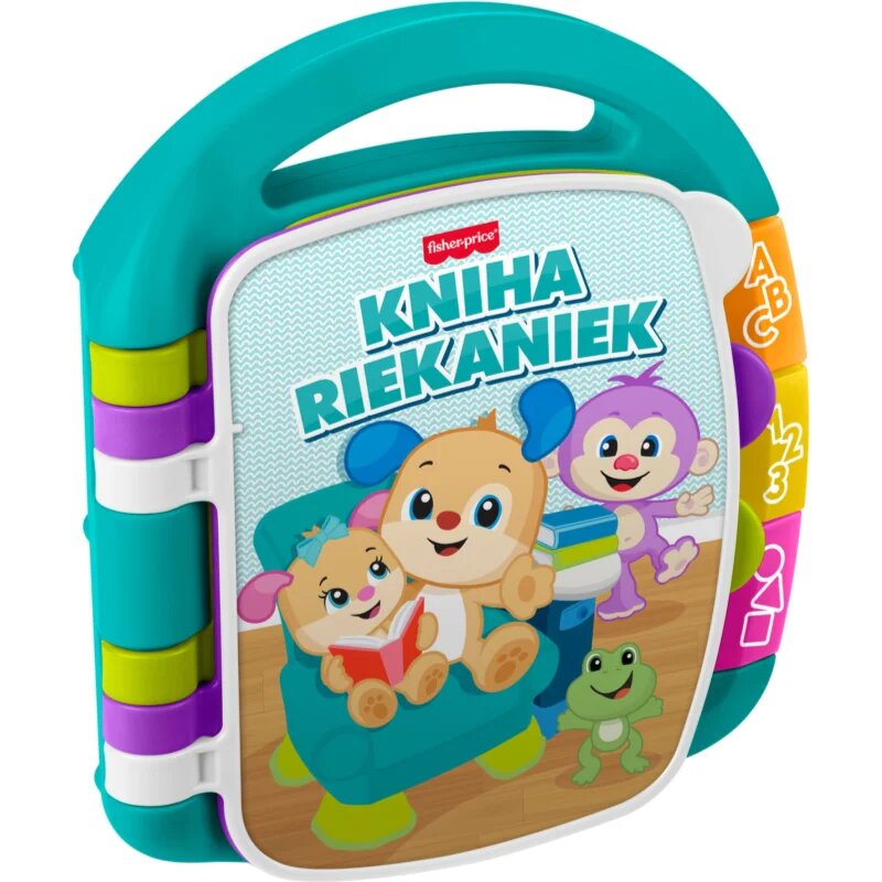 Fisher-Price Musical Book Czech Version kontrastna izobraževalna knjiga 1 kos
