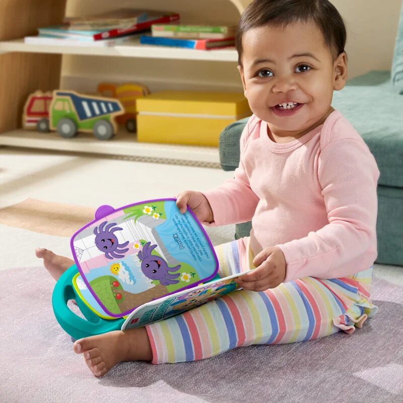 Fisher-Price Musical Book Czech Version kontrastna izobraževalna knjiga 1 kos