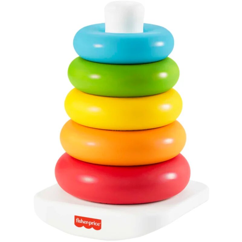 Fisher-Price Rock-A-Stack Rings zložljivi stolp 1 kos